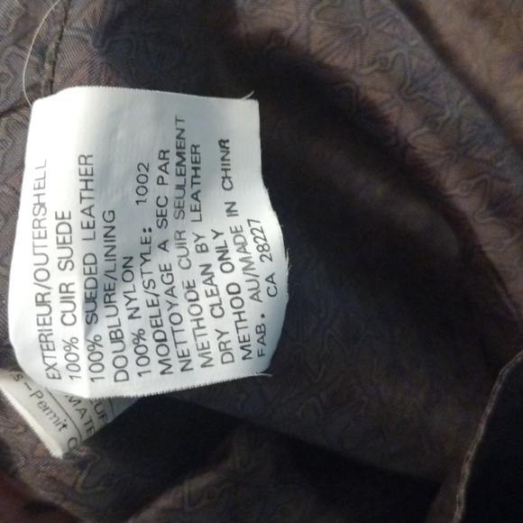 Vintage 100% Sweded Leather Vest Western Excelled Leather International M - Picture 5 of 8